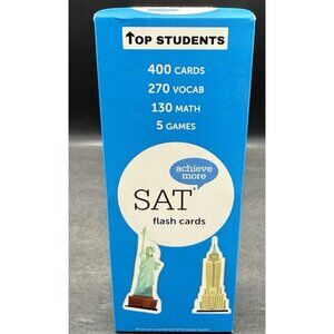 SAT Flash Cards 2024 400 Vocabulary & Math SAT Flash Cards SAT Tips & Tricks NEW